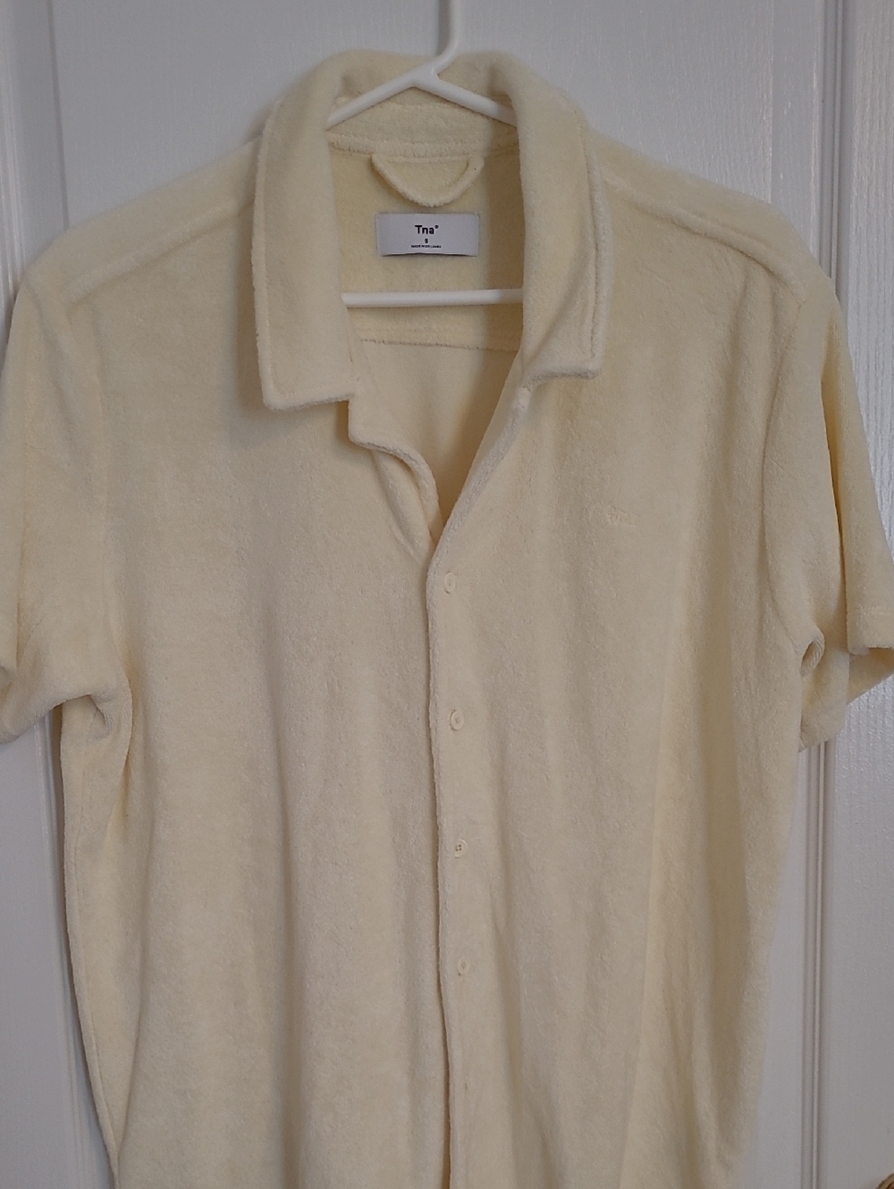 TNA Terry Artega Yellow Button-Down Shirt